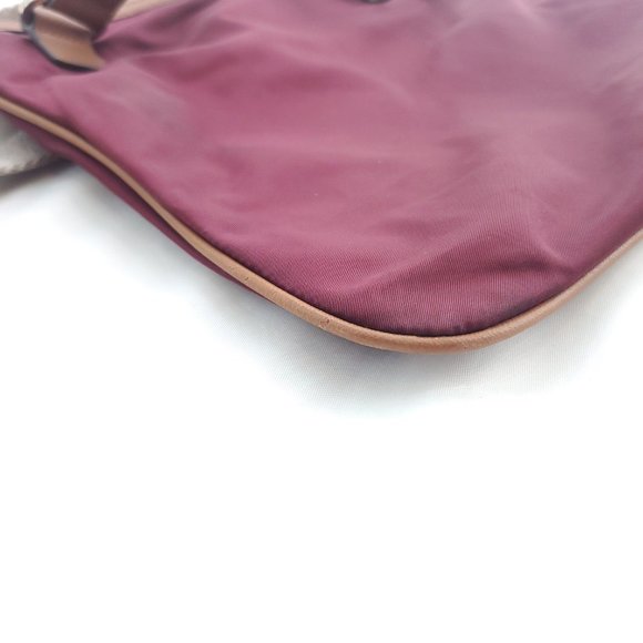 Michael Kors Women Kempton Burgundy Inner Pockets Adjustable Strap Crossbody Bag - Picture 4 of 15